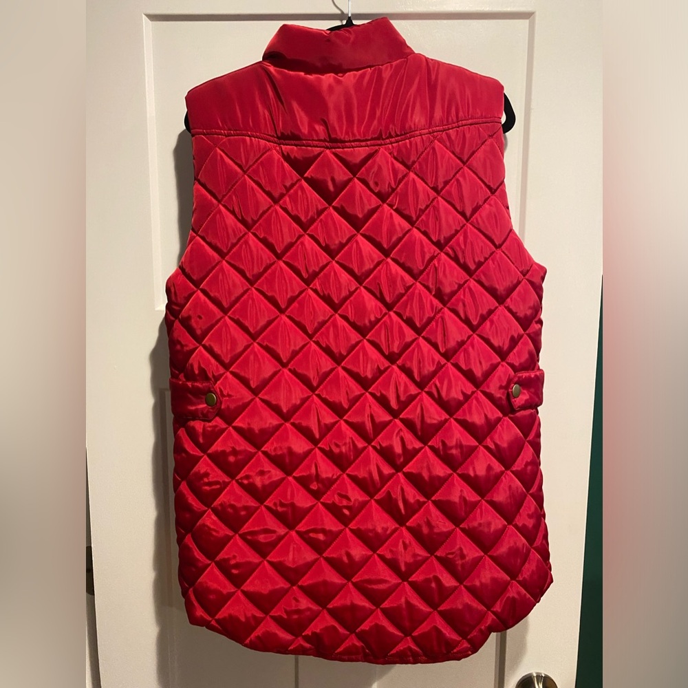 Zenana Outfitters Cherry Quilted Vest - Picture 5 of 5
